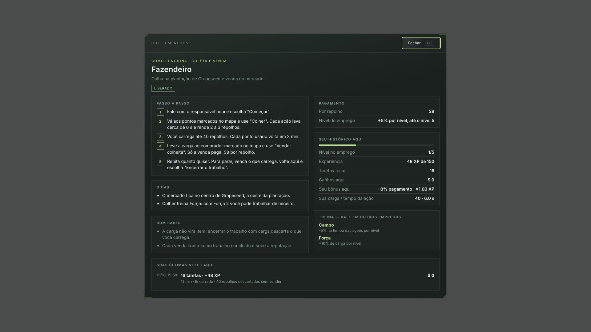 Interface Real do MDT Policial