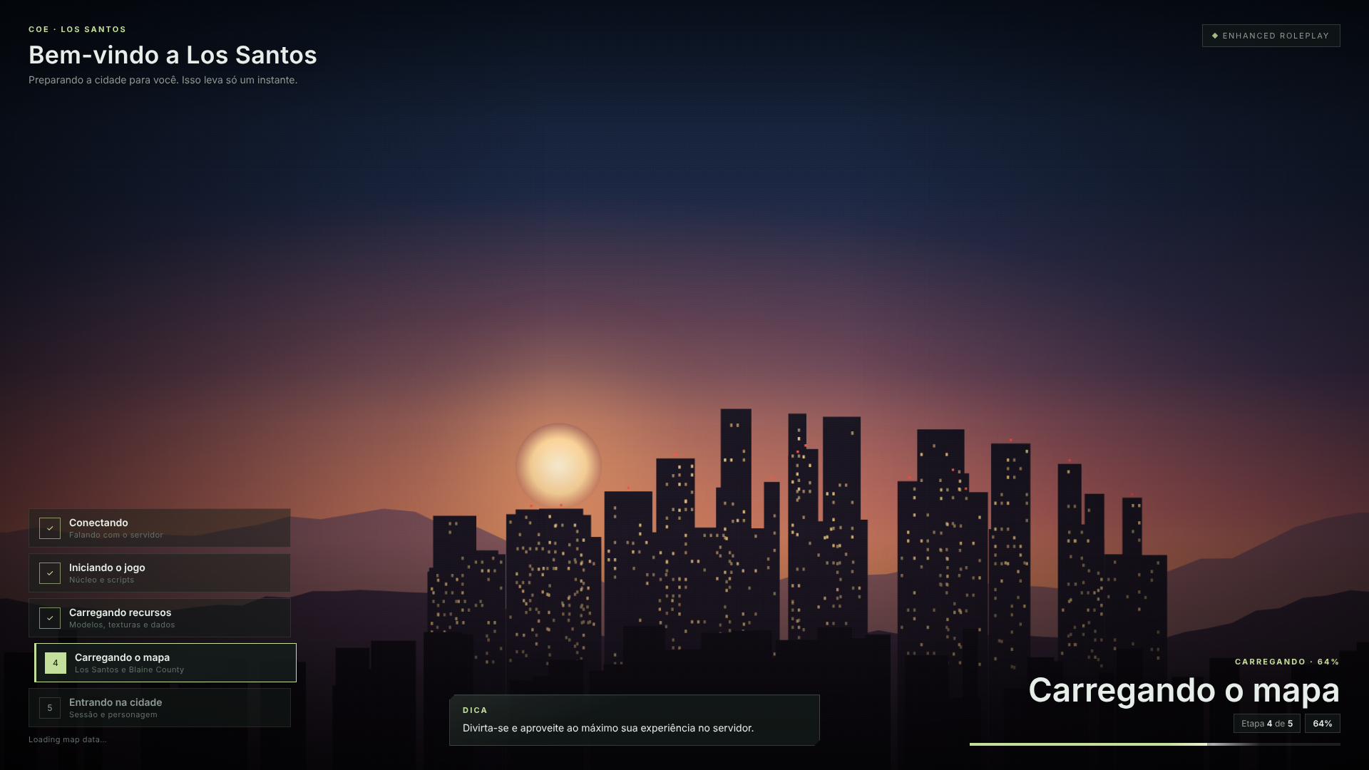Los Santos Sunset Skyline